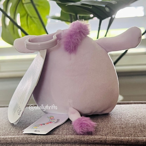 Squishmallow Delzi the Donkey Clip - Picture 2 of 3